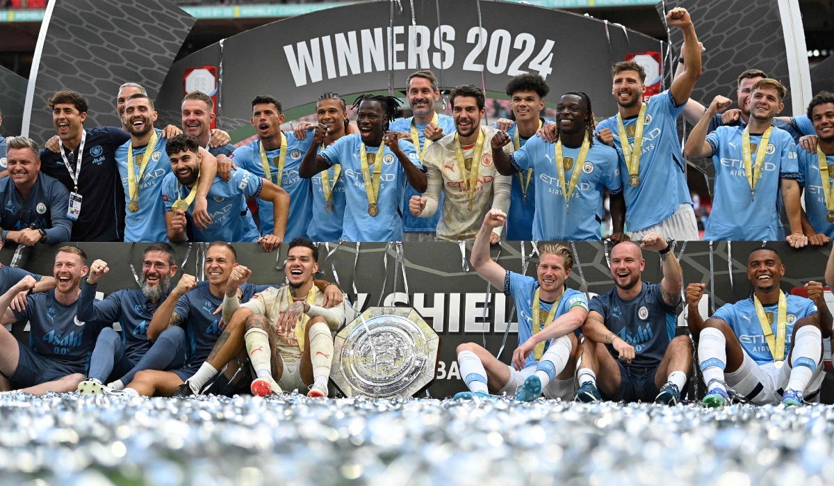 United's Evans, Sancho miss as Manchester City break FA Cup jinx with